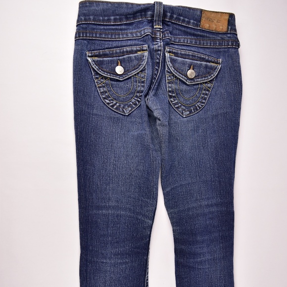 True Religion Jeans Womens Size 27 Tapered Leg Low - Picture 6 of 6